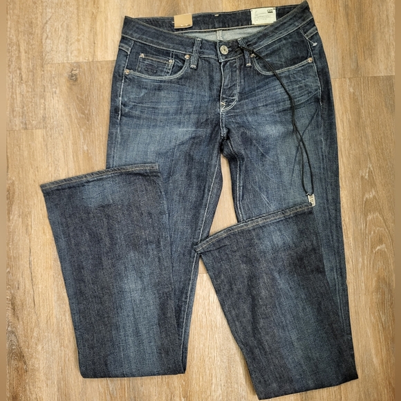G Star Raw 3301 Bell Jeans Size 28 - Picture 3 of 10